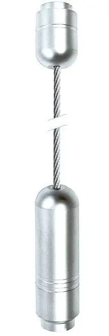 Ceiling-to-Floor Cable Kit with 4M (13’ 1-1/2”) Length