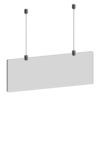KCCS-007 Cable Suspended Sign Kits — Design Options