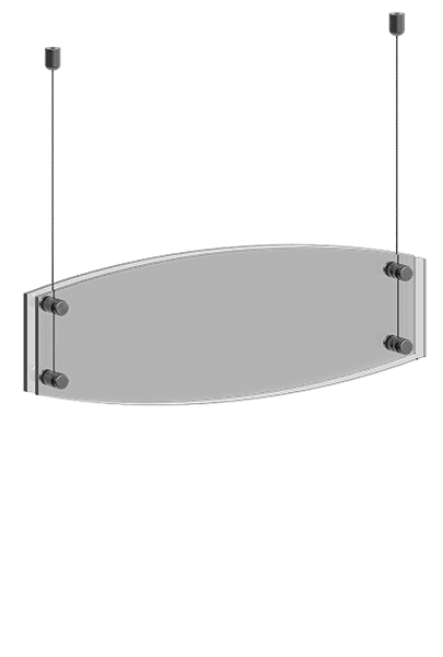 KCCS-021 Cable Suspended Sign Kits — Design Options