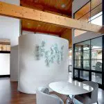 D3032 — Custom Glass Decor Project Wall Mounted with Rod Systems by Brazee Street Studios