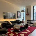 D4003 — Panoramic Acrylic Frames for Art/Photography Mounted to Wall with Standoffs