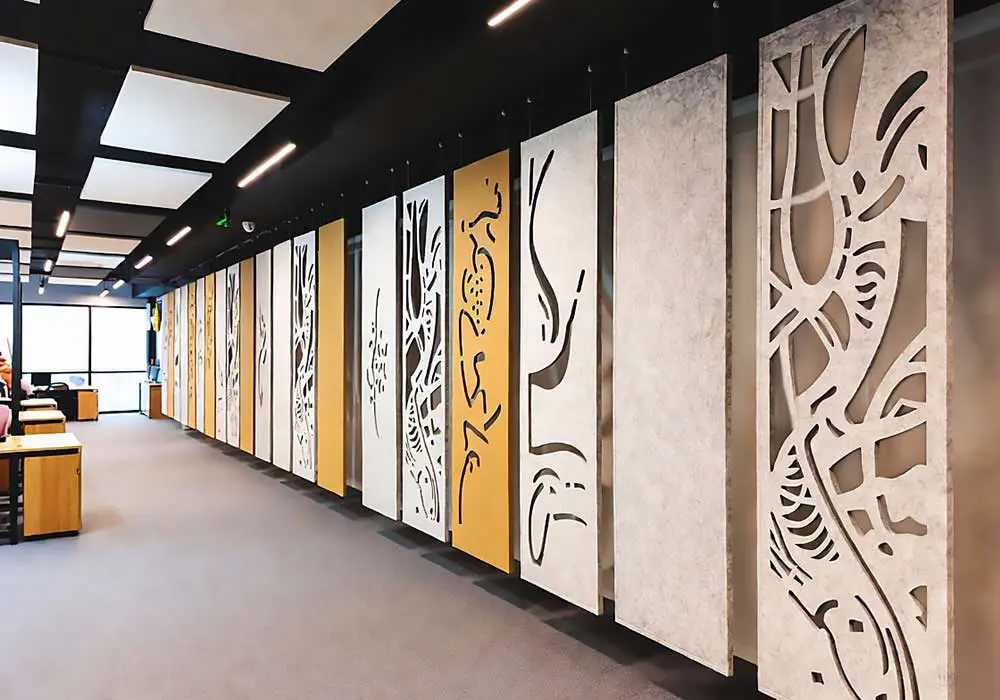 Cable/Rod Suspended Acoustic Panels and Screens | Design Concept