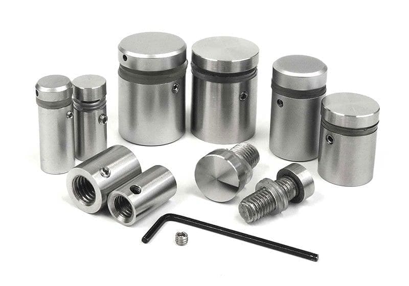 Security Locking Sign Standoffs | Nova Display Systems