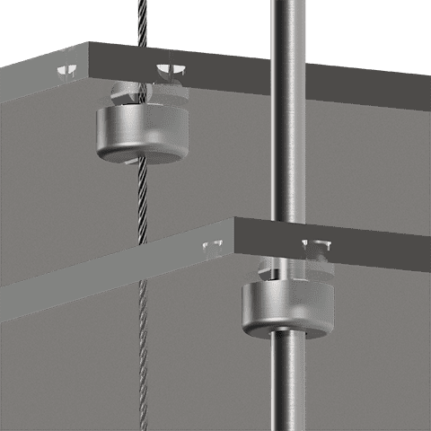 Acrylic Shelves Drilled — Mounting Option | Nova Display Systems