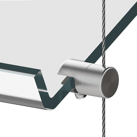 Specialty Supports — Multi-Position Clamp Support for Panels/Shelves | Nova Display Systems