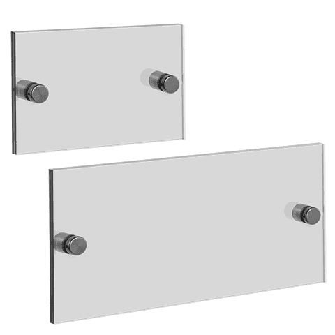 Clear and Non-Glare Acrylic Sign Blanks — Styles & Sizes | Nova Display Systems