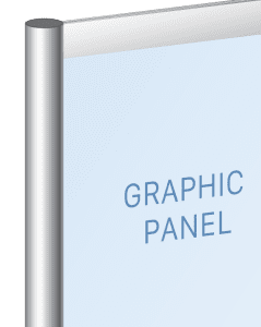 Versa-Module Floor Display Kits — Full-Size Open Frame for Large Panel Inserts | Nova Display Systems