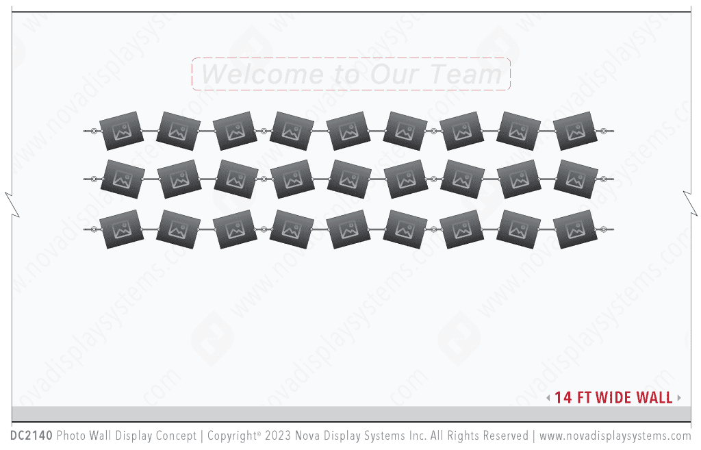DC2140 Photo Wall Display Concept — Turnkey Display Solutions | Nova Display Systems