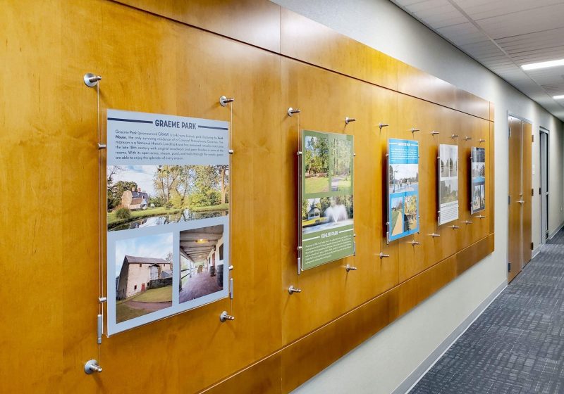 C1231 — Wall-to-Wall Cable Suspended Large Format Posters