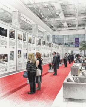 DR5100 — Aluminum Modular Display Framework for Exhibits | Design Concept