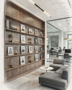 DR6000 — Horizontal Rod Retainer for Wall Shelves and Cabinets | Design Concept